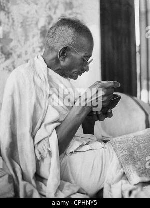 Mahatma Gandhi (b/w photographie) Banque D'Images