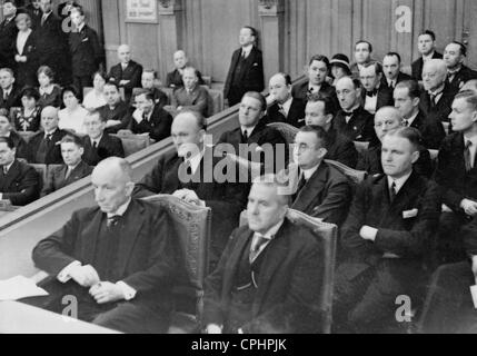 Karl Theodor von Guerard et August von Parseval lors d'un événement Banque D'Images