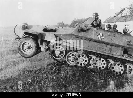 Véhicule de transport de troupes allemandes à l'Est, 1941 Banque D'Images