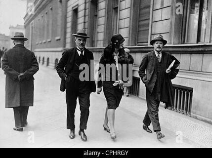 Ramsay MacDonald et l'Ambassadeur britannique Nicholson à Berlin Banque D'Images
