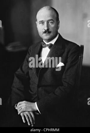 Homme politique et diplomate français André Francois-Poncet. De 1931 à 1938, l'ambassadeur a été Francois-Poncet à Berlin. Banque D'Images