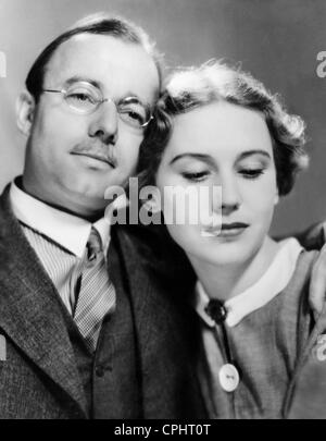 Ruehmann et Leny Marenbach Heinz dans 'si nous avons tous étaient des anges', 1936 Banque D'Images