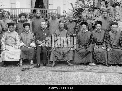 Le 13e Dalaï-lama en Inde, 1910 Banque D'Images