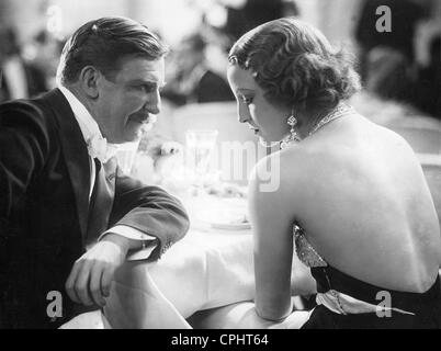 Rudolf Forster et Brigitte Helm dans 'La Comtesse de Monte Christo", 1932 Banque D'Images