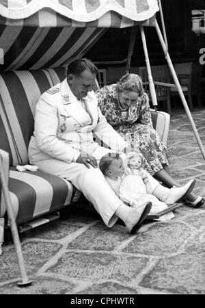 Hermann Goering avec Emmy Goering et fille Edda, 1939 Banque D'Images