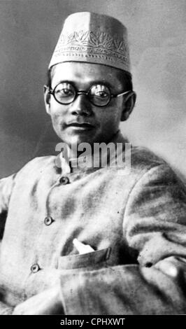 L'indépendance de l'Inde Subhas Chandra Bose (chasse, années 1930 (photo n/b) Banque D'Images