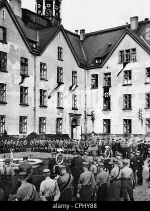 Inauguration de l'établissement d'enseignement dans Napola nazie Ploen, 1933 Banque D'Images