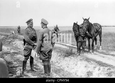 Heinz Guderian sur le front de l'Est, 1941 Banque D'Images