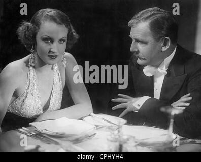 Brigitte Helm et Rudolf Forster dans 'La Comtesse de Monte-Christo', 1932 Banque D'Images