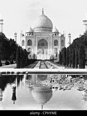 Le Taj Mahal à Agra, 1939 Banque D'Images