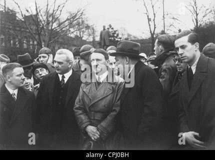 Josef Wagner, Albert Voegler, Adolf Hitler Banque D'Images