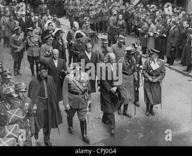 Réduite à l'enterrement du Maréchal Josef Pilsudski, 1935 Banque D'Images