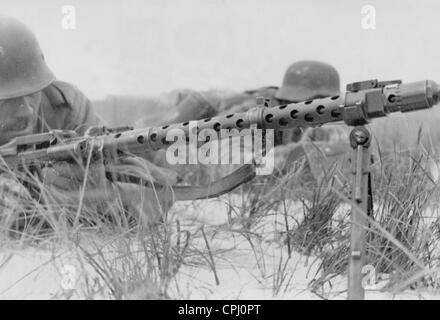 Des soldats de la Légion croate sur le front de l'Est, 1942 Banque D'Images