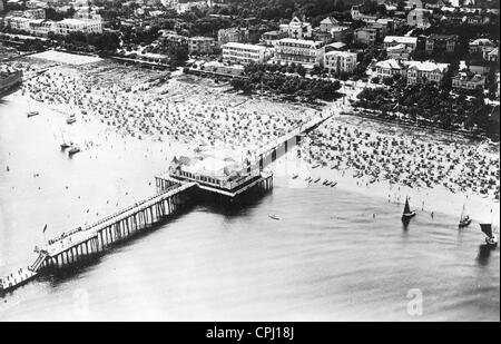 Beach resort d'Ahlbeck sur Usedom, 1932 Banque D'Images