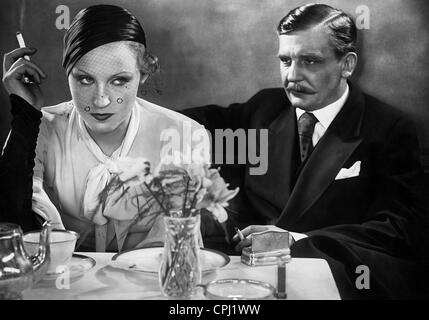 Brigitte Helm et Rudolf Forster dans 'La Comtesse de Monte Christo", 1932 Banque D'Images