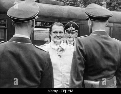 Hermann Goring avec Kurt Student, 1941 Banque D'Images