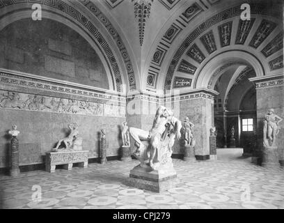 Faune Barberini dans la Glyptothèque de Munich, 1929 Banque D'Images