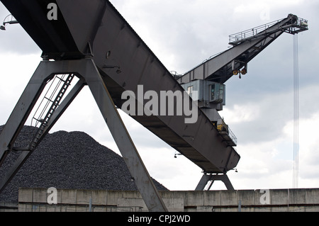 Triage du charbon Dusseldorf ALLEMAGNE Banque D'Images