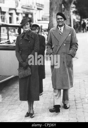 Doris Duke et James Cromwell, 1935 Banque D'Images