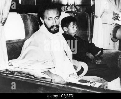 Haile Selassie en exil, 1936 Banque D'Images