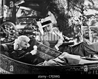 Jean Harlow et William Powell dans 'Reckless', 1935 Banque D'Images