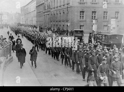 Dissolution de l'académie militaire Hauptkadettenanstalt (principale) en Berlin-Lichterfelde, 1920 Banque D'Images