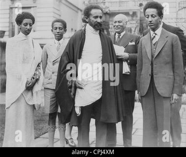 Haile Selassie en exil à Londres, 1936 Banque D'Images