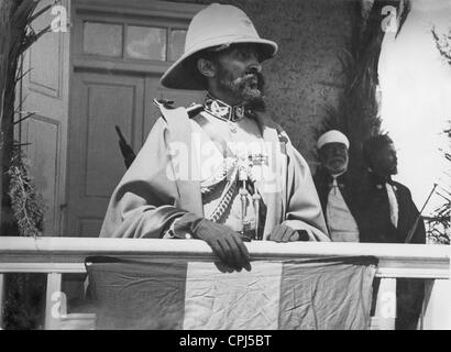 L'empereur Hailé Sélassié d'Ethiopie, 1935 Banque D'Images