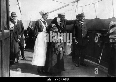 Sur le chemin de l'organisation d'un référendum dans l'Est et l'ouest de la Prusse, 1920 Banque D'Images