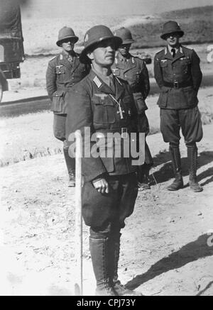 Aumônier militaire en Afrique du Nord, 1941 Banque D'Images