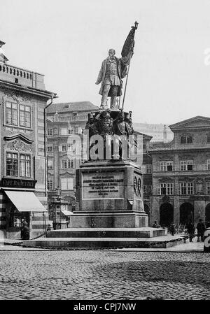 Le Radetzky monument à Prague Banque D'Images