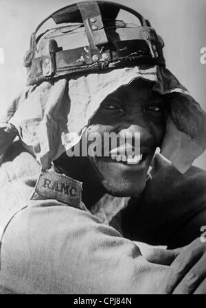 Prisonnier de guerre britannique en Afrique du Nord, 1942 Banque D'Images