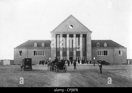 Salle des fêtes dans le jardin de ville Dresden-Hellerau, 1912 Banque D'Images