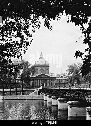 Palais de l'Institut de France à Paris, 1935 Banque D'Images