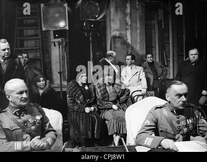 Joseph Goebbels et Andre Francois-Poncet pendant le tournage du film, 1937 Banque D'Images