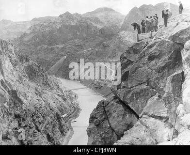 Construction de l'Hoover Dam, 1932 Banque D'Images