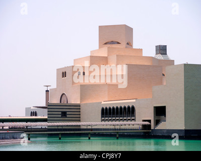 Musée d'art islamique sur la Corniche à Doha Qatar , architecte IM Pei Banque D'Images