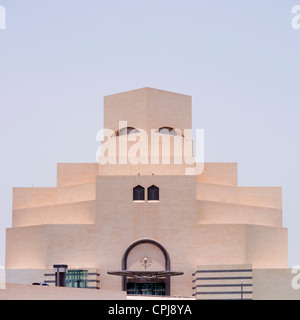 Musée d'art islamique sur la Corniche à Doha Qatar , architecte IM Pei Banque D'Images