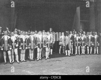 Les Cadets de l'Académie Militaire Lichterfelde au mariage du duc de Brunswick, 1913 Banque D'Images