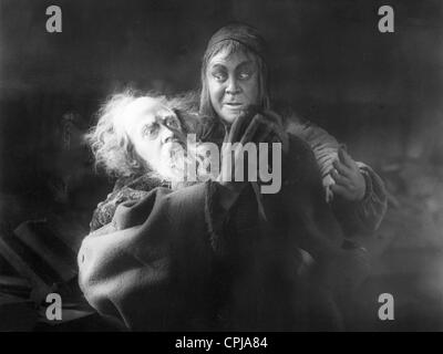 Gosta Ekman et Emil Jannings dans 'Faust', 1926 Banque D'Images