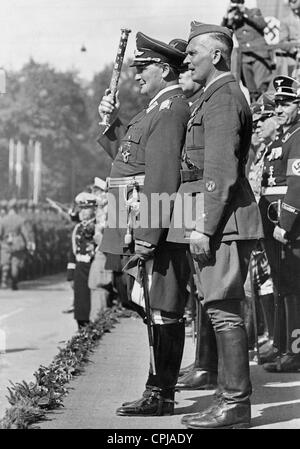 Hermann Goring et Wolfram Freiherr von Richthofen, 1939 Banque D'Images