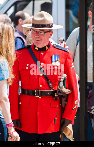 Gendarmerie royale du Canada à Londres Banque D'Images