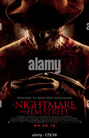 Un cauchemar sur Elm Street année : 2010 USA Directeur : Samuel Bayer Jackie Earle Haley affiche du film (USA) Banque D'Images