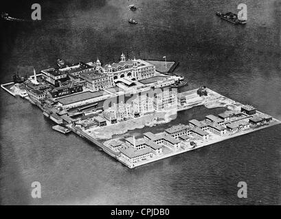 Ellis Island, 1927 Banque D'Images