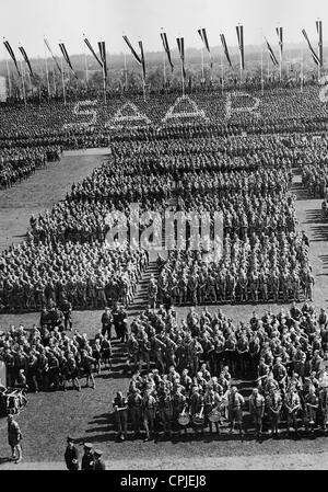 "Journée de la jeunesse d'Hitler' sur le congrès de Nuremberg, 1935 Banque D'Images