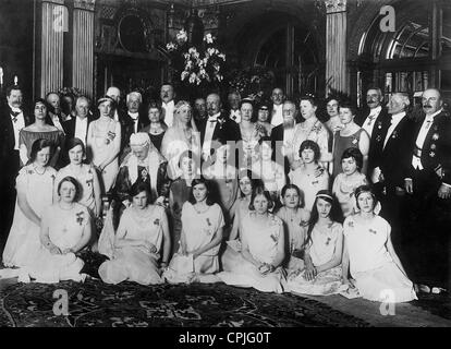 La Reine Wilhelmine des Pays-Bas et le duc Henri de Mecklembourg-schwerin, 1926 Banque D'Images