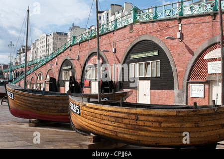 Front de mer de Brighton le musée de la pêche Banque D'Images