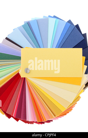 Échantillons de couleur Banque D'Images