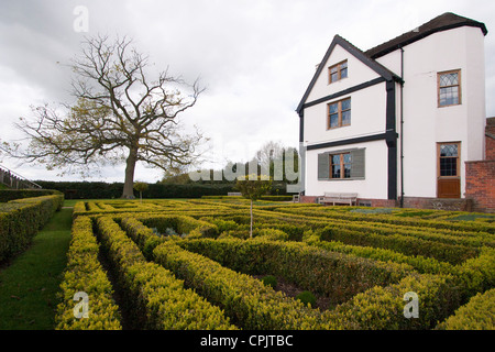 Une image prise à Boscobel House, Shropshire, où le roi Charles II d'hid un chêne pour échapper à des parlementaires. Banque D'Images