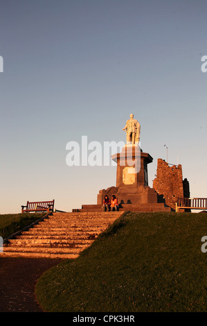 Le Welsh National Monument à Prince Albert à Tenby Banque D'Images